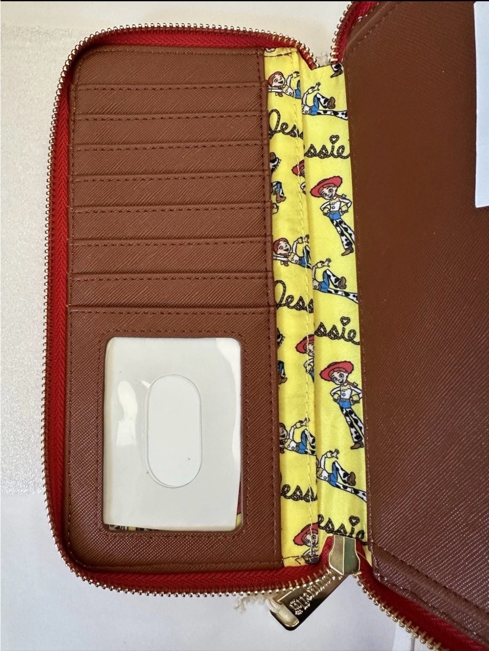 Loungefly x Pixar Black & White Cow Print Zip Wallet - Picture 3 of 4